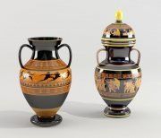 3D model Two Greek vases