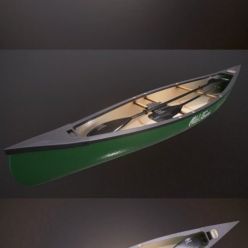 3D model Classic Canoe PBR