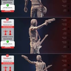 3D model Johnny Silverhand – 3D Print