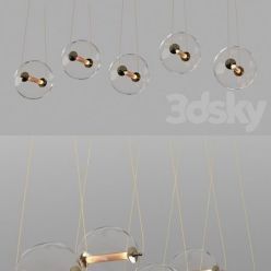 3D model Round pendant lamp Latisha