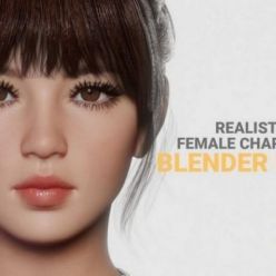 3D model JOY – Realistic Female Character Low-poly