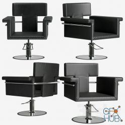 3D model Nicole_chair (Nicole hairdresse's armchair)