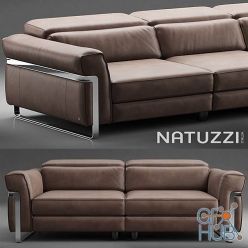 3D model Modern sofa Fidelio by Natuzzi