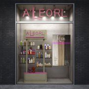 3D model Showcase of cosmetic shop