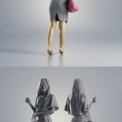 3D model Woman Jess Business Walking – 3D Scan Female (Vray, Corona)