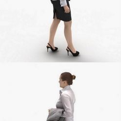 3D model Business Woman