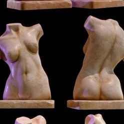 3D model Female Anatomy Sculpture PBR