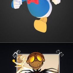 3D model Donald Duck and Jack Skellington – 3D Print