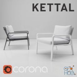 3D model Kettal Park Life set