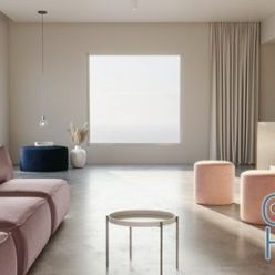 3D model Modern minimalist living room