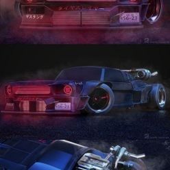 3D model Mustang 2067