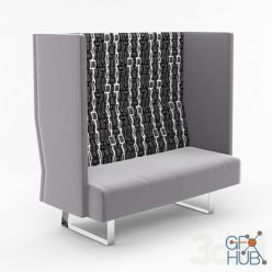 3D model Brizley office sofa