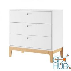 3D model Linus Chest of Drawers by Made