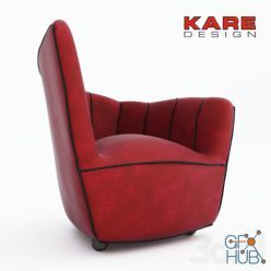 3D model Armchair Pipe Kare design