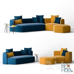 3D model Bonaldo Panorama Sofa