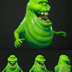 3D model Ghost Busters Slimer