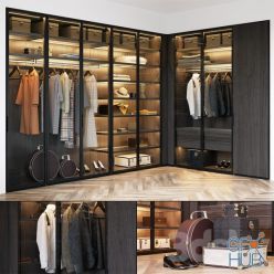 3D model Poliform FITTED WARDROBE