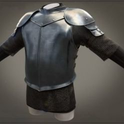 3D model Half Plate Armour PBR