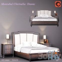 3D model Bed Monrabal Chirivella Titanic