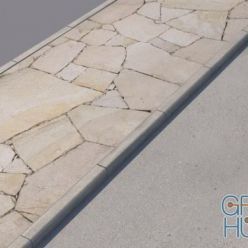 3D model Sidewalk 7