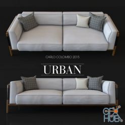 3D model Giorgetti URBAN sofa by Сarlo Сolombo
