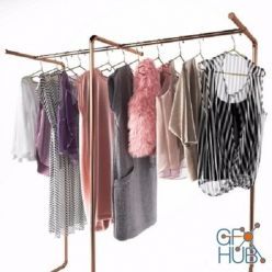 3D model Womens clothing set