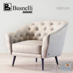 3D model Busnelli Amouage Armchair 2 variant