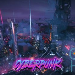3D model C4D Octane render Cyberpunk city Magic Wonder Skyscrapers CBD japan neon