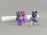 3D model The souvenir «Bears»