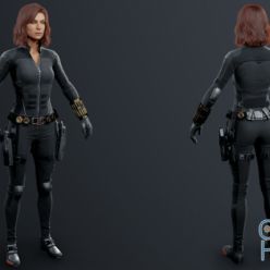 3D model Black Widow – Marvel’s Avengers