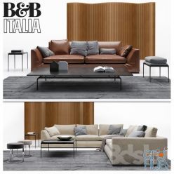 3D model B & B Italia Sofa Richard