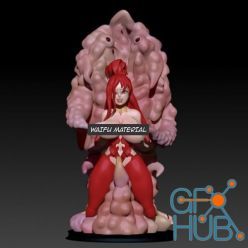 3D model Astarot and tentacle monster waifu – 3D Print