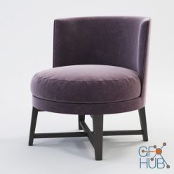 3D model Flexform Feel Good armchair