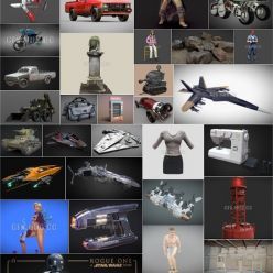 3D model PBR Game 3D-Models Bundle September 2022