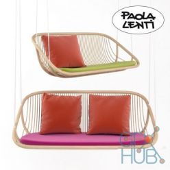 3D model Paola Lenti Swing outdoor sofa