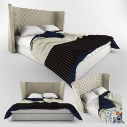 3D model Bed_modern classic