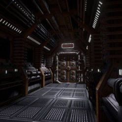 3D model Sci-Fi Interior PBR