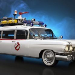 3D model ECTO-1 Ghostbusters car