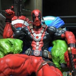 3D model Deadpool kills The Marvel UNIVERSE – Marvel comics – 3D Print