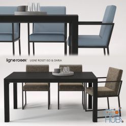 3D model Dining group LIGNE ROSET