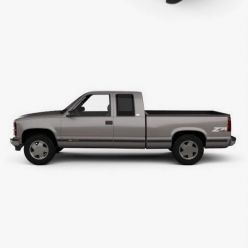 3D model Chevrolet C1500 (K1500) Extended Cab 1988