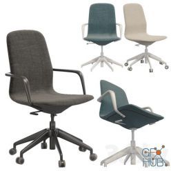 3D model LANGFJALL office chair by IKEA