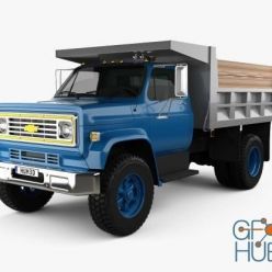 3D model Hum 3D Chevrolet C70 Dump Truck 1979