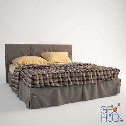 3D model Drim bed with plaid