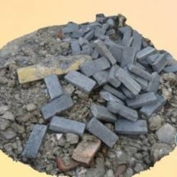 3D model Pile of Bricks & Stones (obj, tex)
