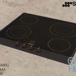 3D model Cooktop Smeg P864A