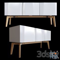 3D model Alba Credenza by CB2