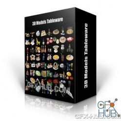 3D model 3DDD/3DSky Tableware PRO 3D-models Collection