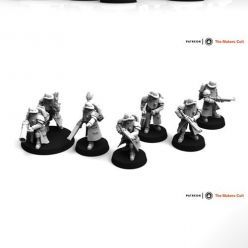 3D model Feudal Guard Engineer Squad – 3D Print