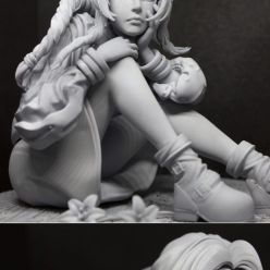 3D model Aerith Fan Art – 3D Print